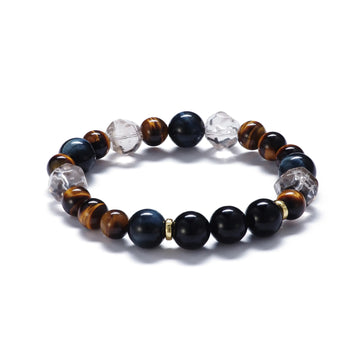 “BRAVE” Morse Code Crystal Bracelet