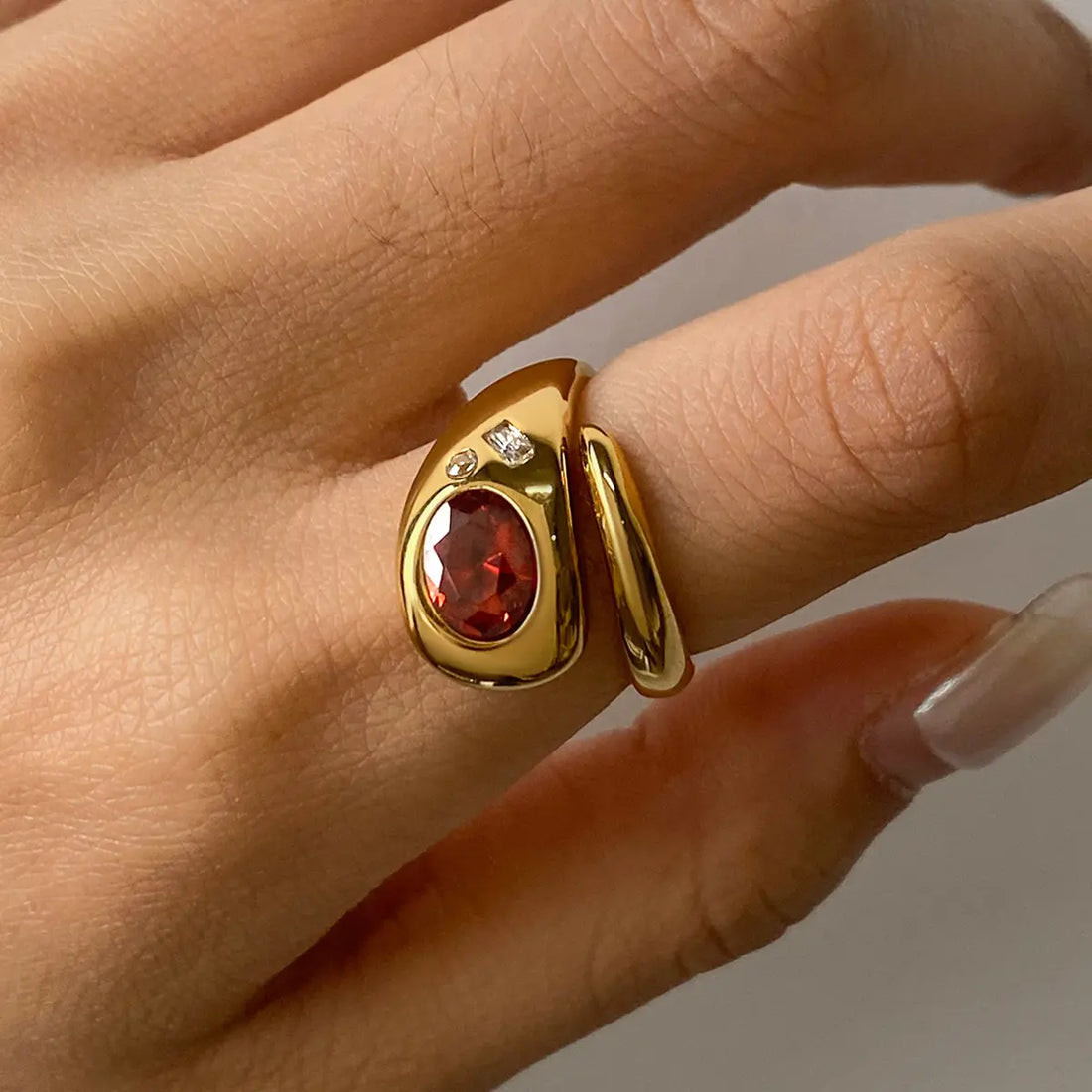 Stainless Steel Snake Ring