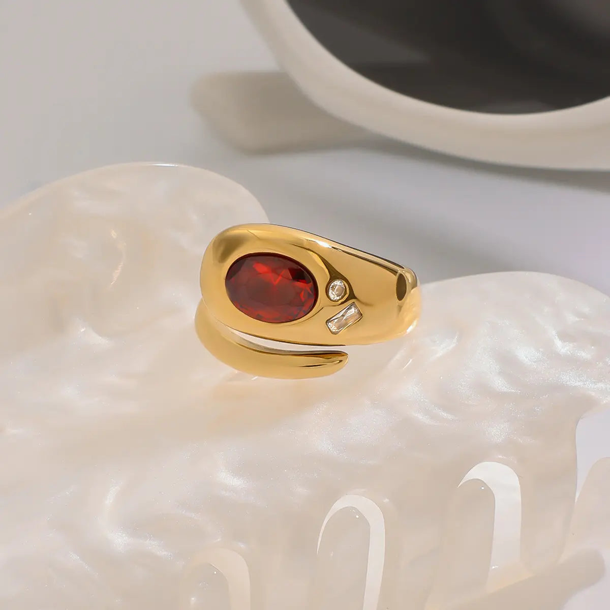 Stainless Steel Snake Ring