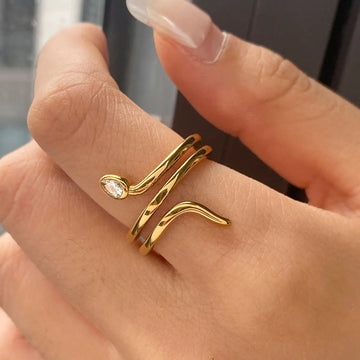 Stainless Steel Snake Ring