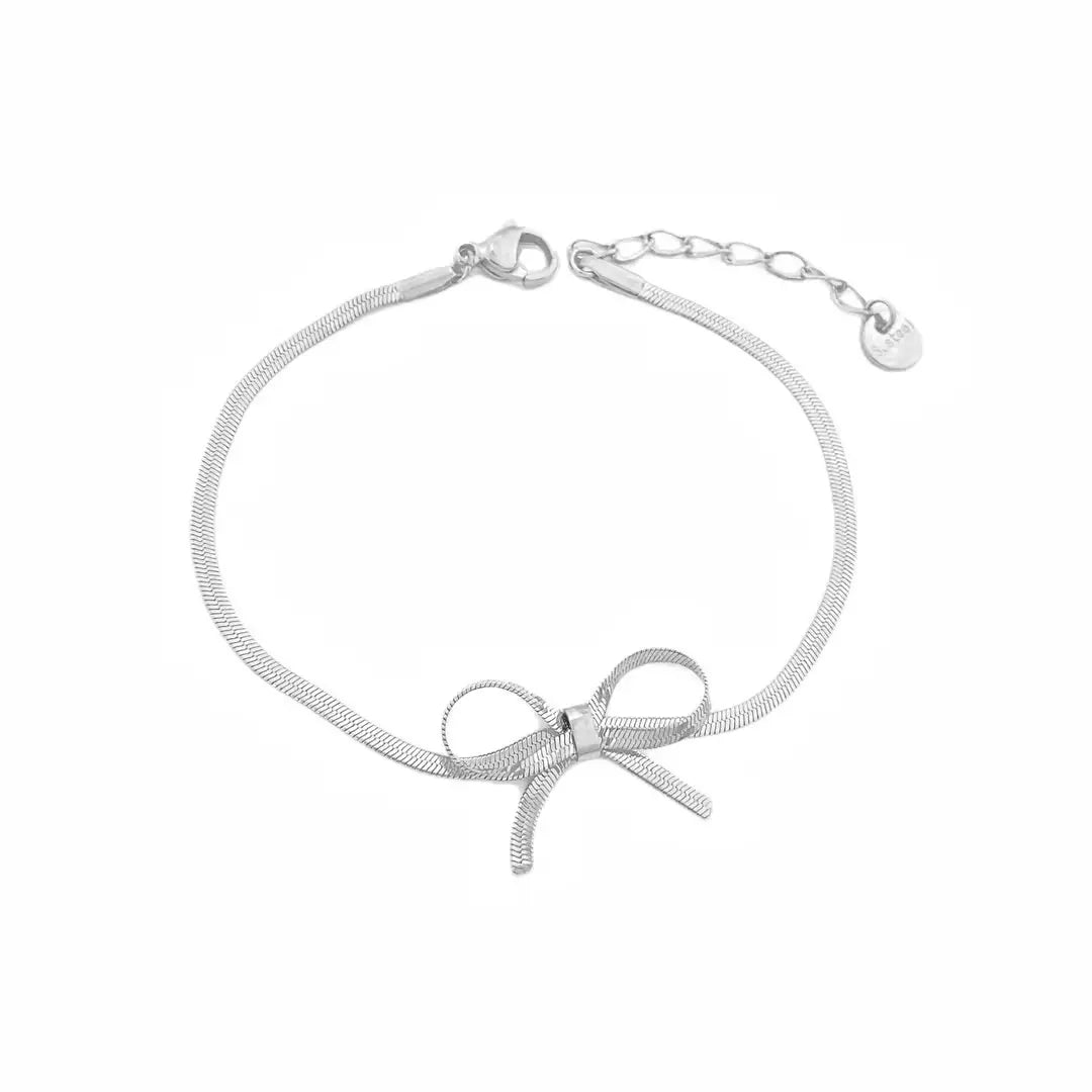 Sweet Bow Stainless Steel Brecelet